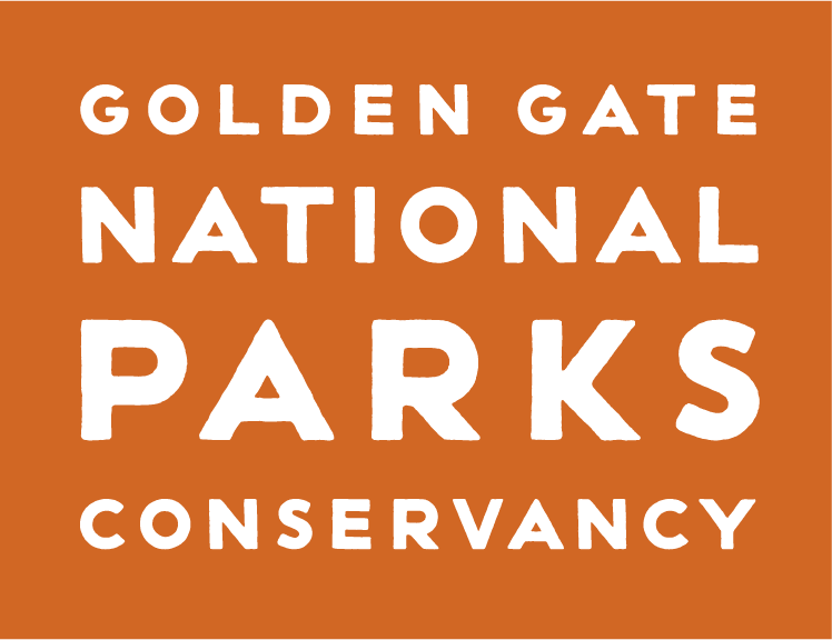 Golden Gate National Parks Conservancy orange and white logo